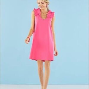 Mud Pie Pink Ruffle Dress
